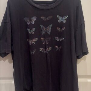 American Eagle Outfitters Charcoal Crewneck